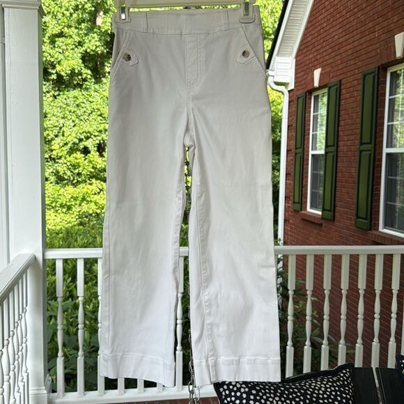 Spanx Super smooth Stretch Twill Cropped Wide Leg Pant - XS - Picture 2 of 13
